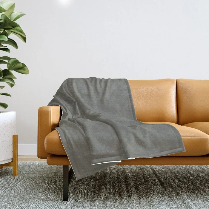 Weekend Price Drop Event Composed Dark Grey Solid Color Pairs To Sherwin Williams Thunderous SW 6201 Throw Blanket Weekend Price Drop Event Composed Dark Grey Solid Color Pairs To Sherwin Williams Thunderous SW 6201 Throw Blanket