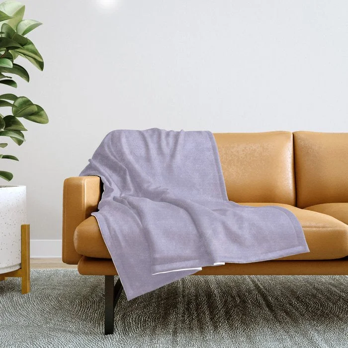 Weekend Best Deals Connected To Nature Pastel Purple Solid Color Pairs To Sherwin Williams Wisteria SW 6822 Throw Blanket Weekend Best Deals Connected To Nature Pastel Purple Solid Color Pairs To Sherwin Williams Wisteria SW 6822 Throw Blanket