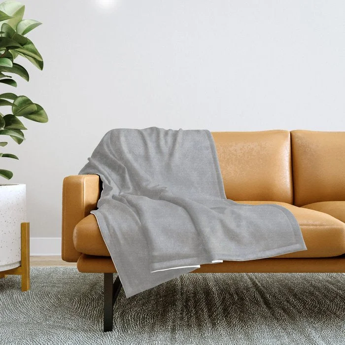 Weekend Bargain Deals Cool Midtone Gray - Grey Solid Color Pairs PPG Flagstone PPG1001-4 Throw Blanket Weekend Bargain Deals Cool Midtone Gray - Grey Solid Color Pairs PPG Flagstone PPG1001-4 Throw Blanket