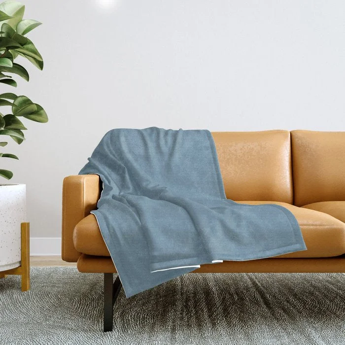 Weekend Flash Savings Cool Spring Water Mid Tone Blue Solid Color Pairs To Sherwin Williams Leisure Blue SW 6515 Throw Blanket Weekend Flash Savings Cool Spring Water Mid Tone Blue Solid Color Pairs To Sherwin Williams Leisure Blue SW 6515 Throw Blanket