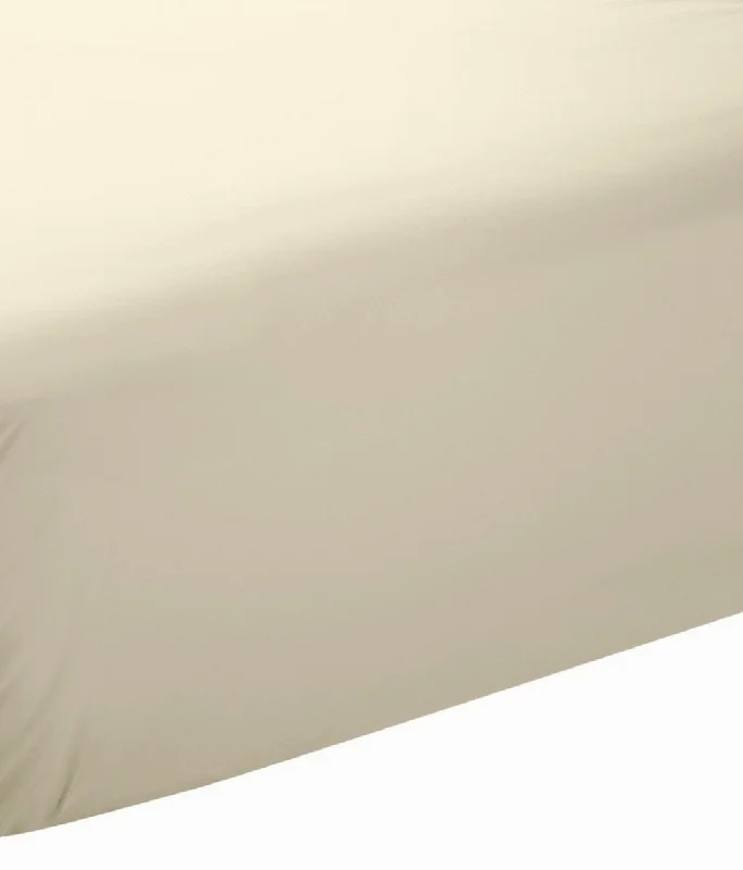 Weekend Deal Rush Cream Emperor Fitted Sheet 12" Extra Deep Fully Elasticated 200Tc Polycotton Weekend Deal Rush Cream Emperor Fitted Sheet 12" Extra Deep Fully Elasticated 200Tc Polycotton