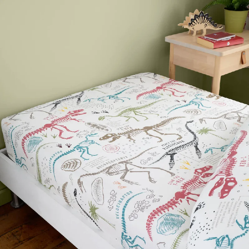 Weekend Sale Frenzy Dino Explorers Fitted Sheet
