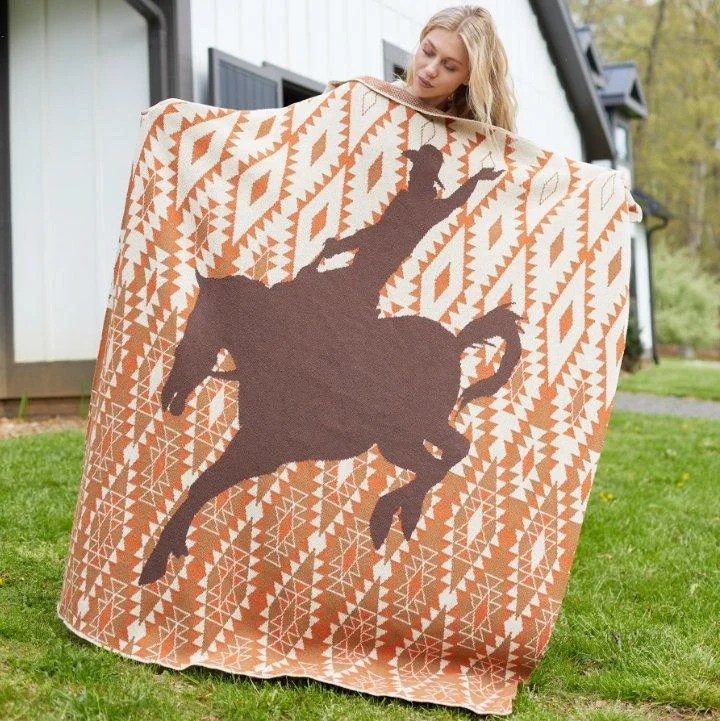 Weekend Big Discount Event Eco Bronco Throw Blanket