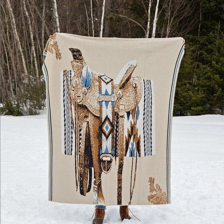 Weekend Closeout Deals Eco Saddle Throw Blanket
