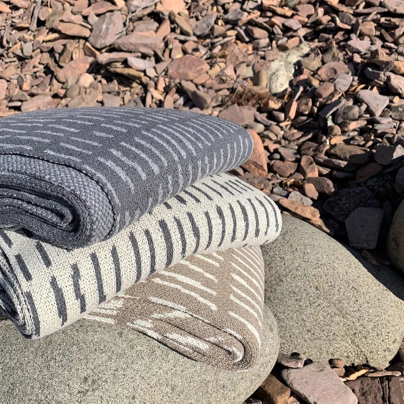 Best Deal of the Day Eco Trails Woven Reversible Throw Blankets