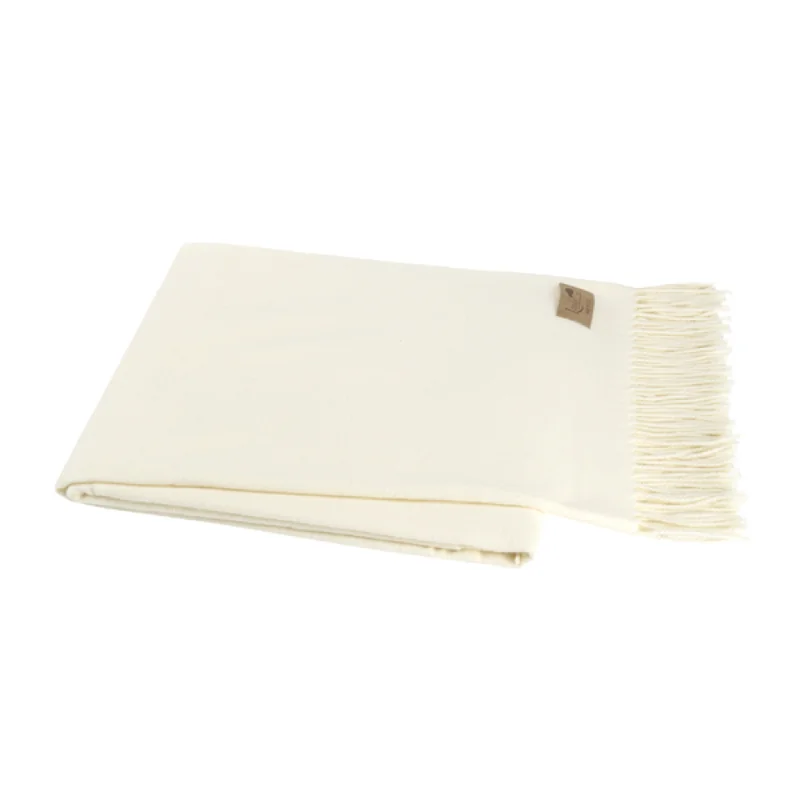 Weekend Deal Rush Ecru Italian Solid Throw