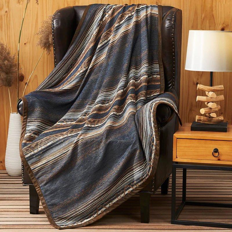 Weekend Special Discounts Far West Rustic Throw Blanket