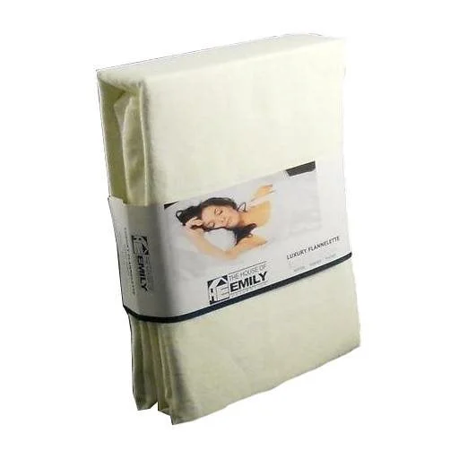 Weekend Deal Rush Flannelette Fitted Sheet Extra Deep 18" Kingsize Cream Fully Elasticated Weekend Deal Rush Flannelette Fitted Sheet Extra Deep 18" Kingsize Cream Fully Elasticated
