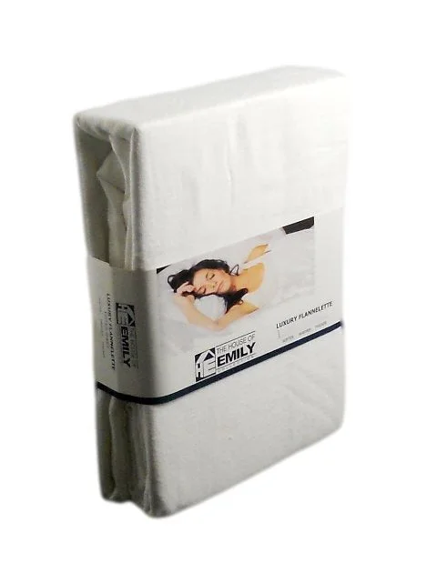 Weekend Price Breaks Extra Deep 18" King Size Brushed Cotton Turkish Flannelette Fitted Sheet Off White Weekend Price Breaks Extra Deep 18" King Size Brushed Cotton Turkish Flannelette Fitted Sheet Off White