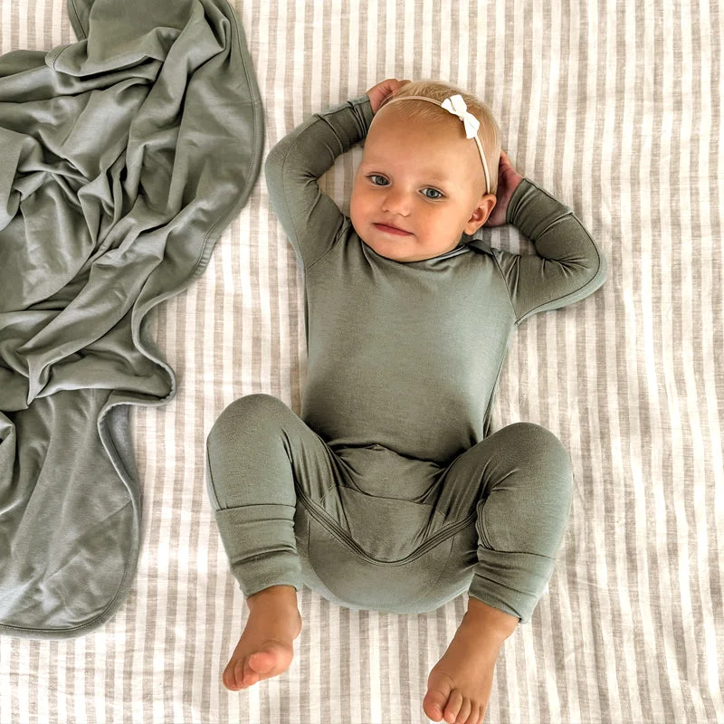Weekend Only Savings Fleece Blanket - Sage