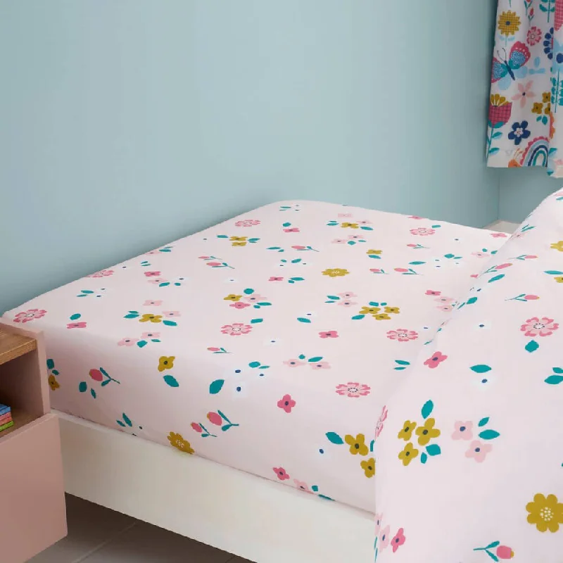 Weekend Bonanza Flower Garden Fitted Sheet