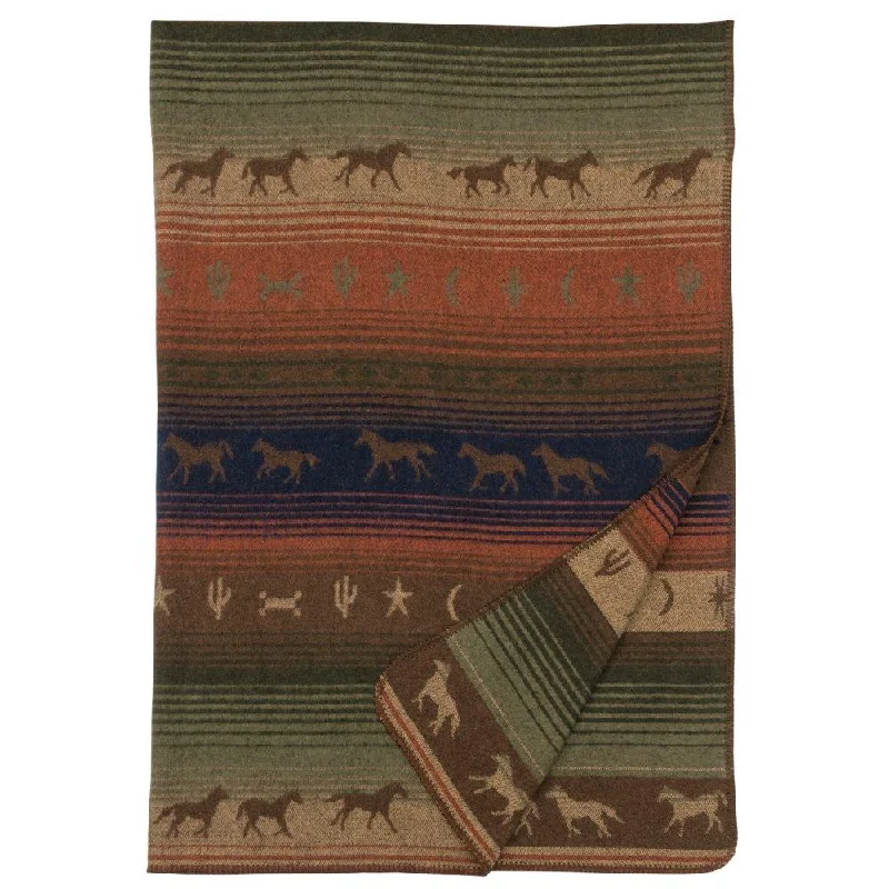 Weekend Offers and Savings Galloping Trails Throw Blanket