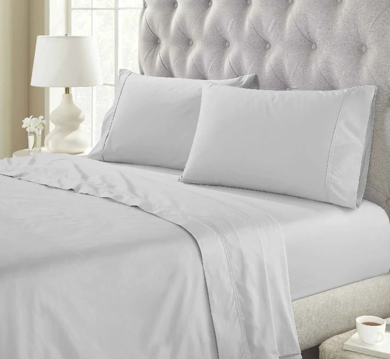 Flash Price Drops Gina Organic Cotton 300 Thread Count Deep Pocket Fitted Bed Sheet