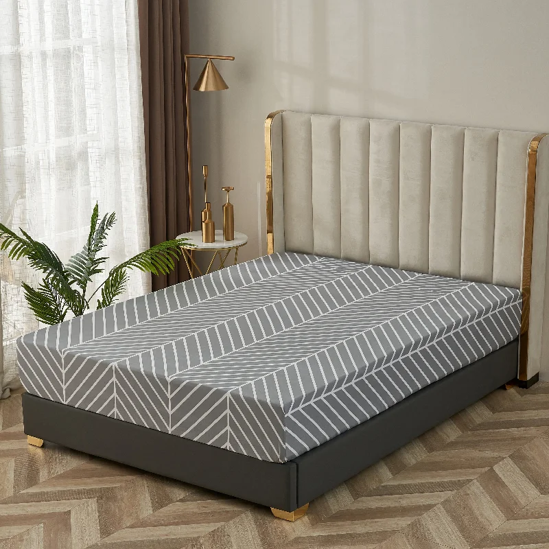 Flash Sale Grey Herringbone Microfibre 'Soft as Egyptian Cotton' Fully Elasticated Fitted Sheets Flash Sale Grey Herringbone Microfibre 'Soft as Egyptian Cotton' Fully Elasticated Fitted Sheets