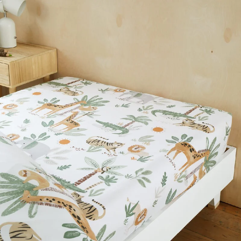Weekend Bargain Bonanza Jungle Safari Fitted Sheet