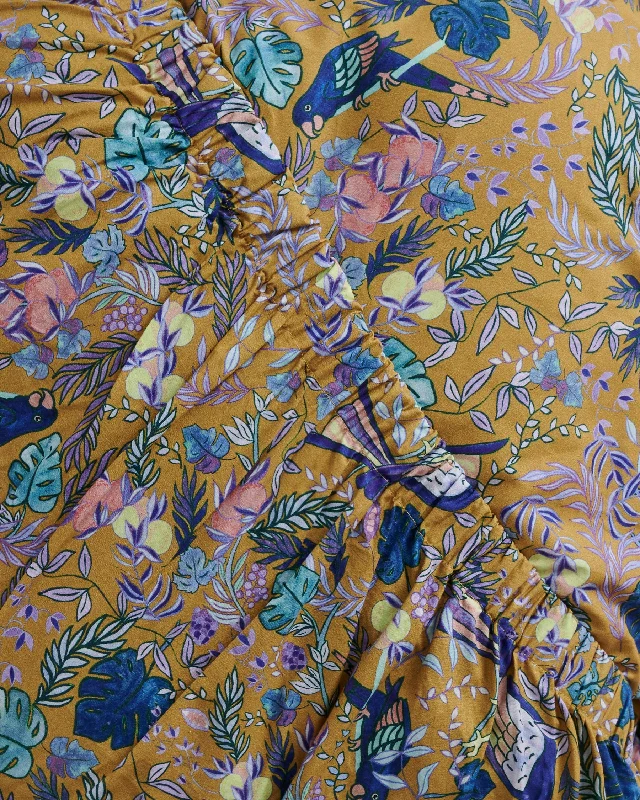 Sale of the Year Kip & Co Birds Of Paradise Organic Cotton Fitted Sheet