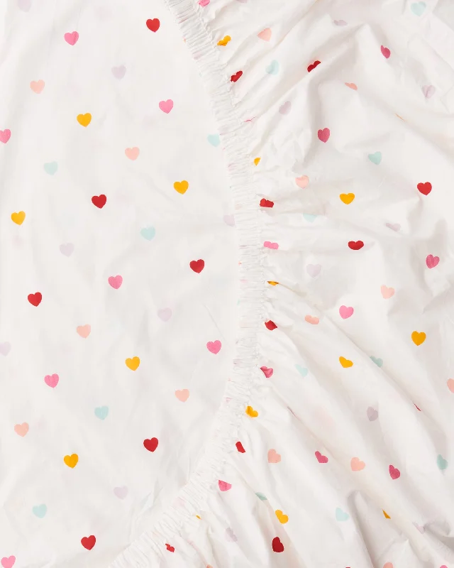 Flash Sale Kip & Co I Heart You Organic Cotton Fitted Sheet