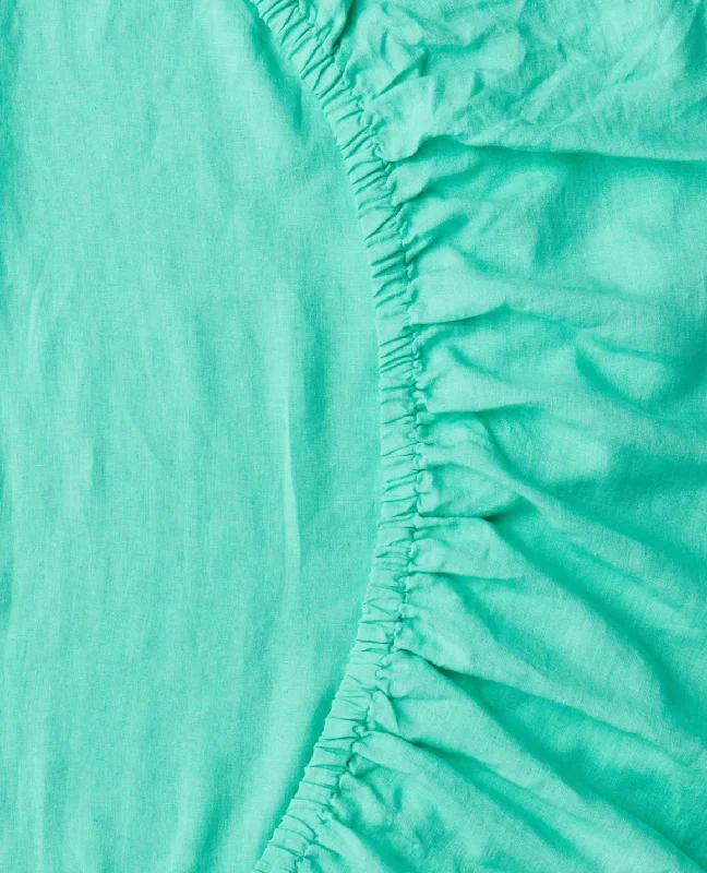 Mega Sale Kip & Co Opal Linen Fitted Sheet