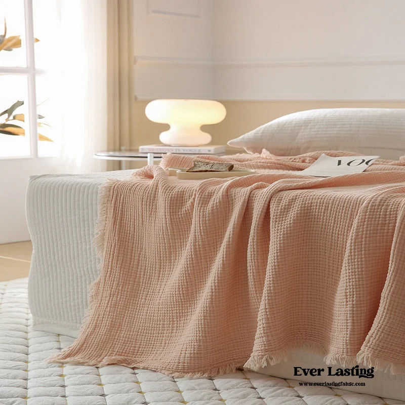 Weekend Deal Fest Light Weight Cotton Blanket / Pink