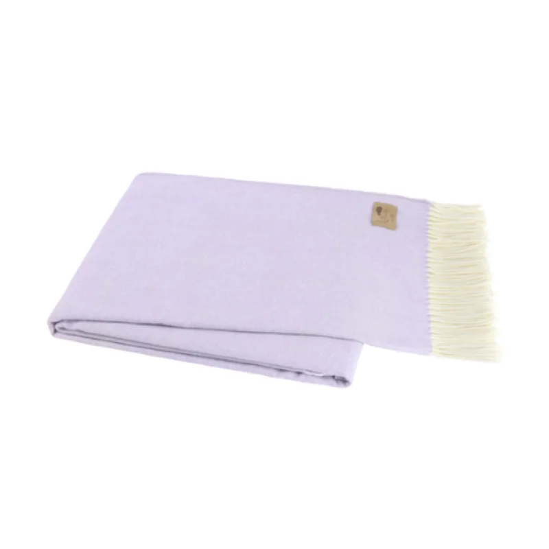 Weekend Steal of the Day Lilac Herringbone Throw