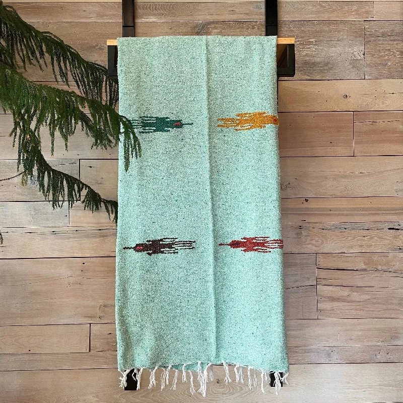Weekend Offers Galore Mint Thunderbird Blanket