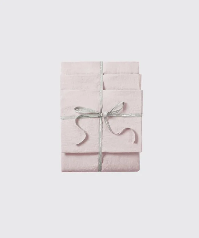 Weekend Offers You Love Mireille Rose Linen Fitted Sheet