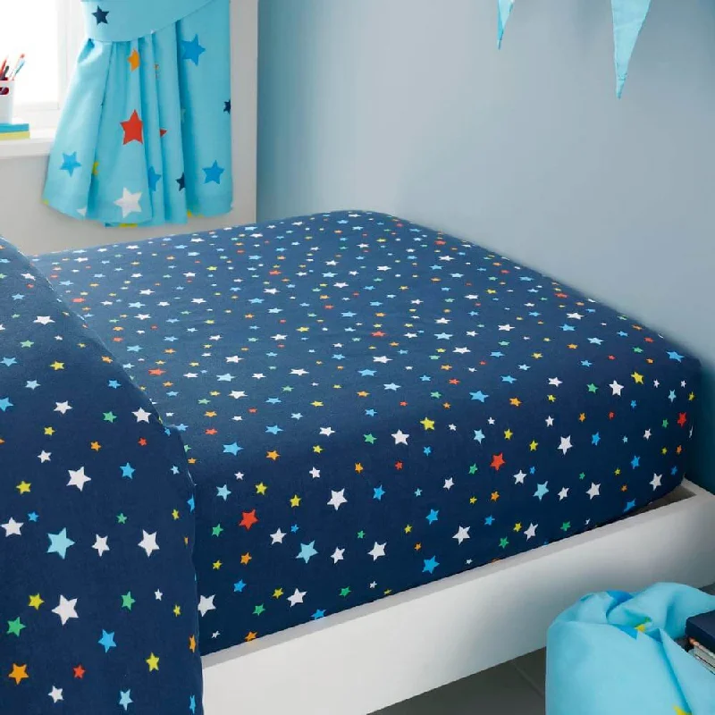 Flash Discounts Multi Stars Fitted Sheet