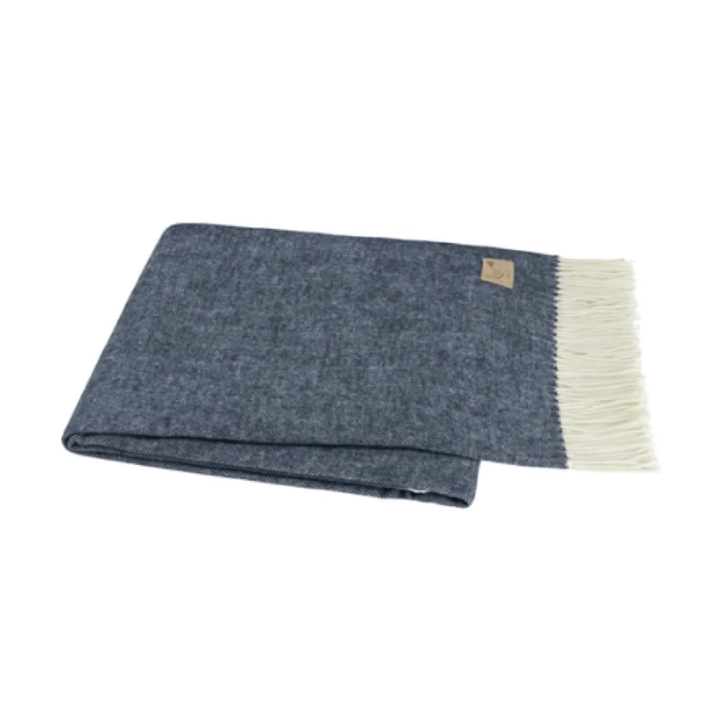 Weekend Super Sale Alert Navy Herringbone Throw