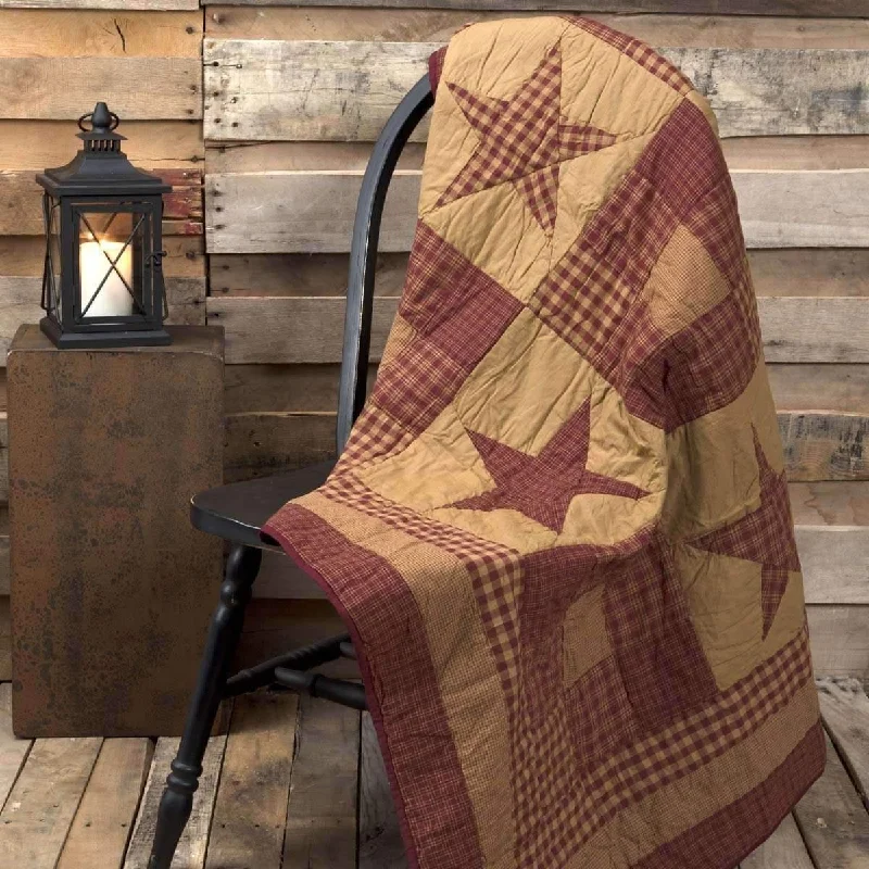 Weekend Exclusive Bargains Ninepatch Star Quilted Throw Blanket
