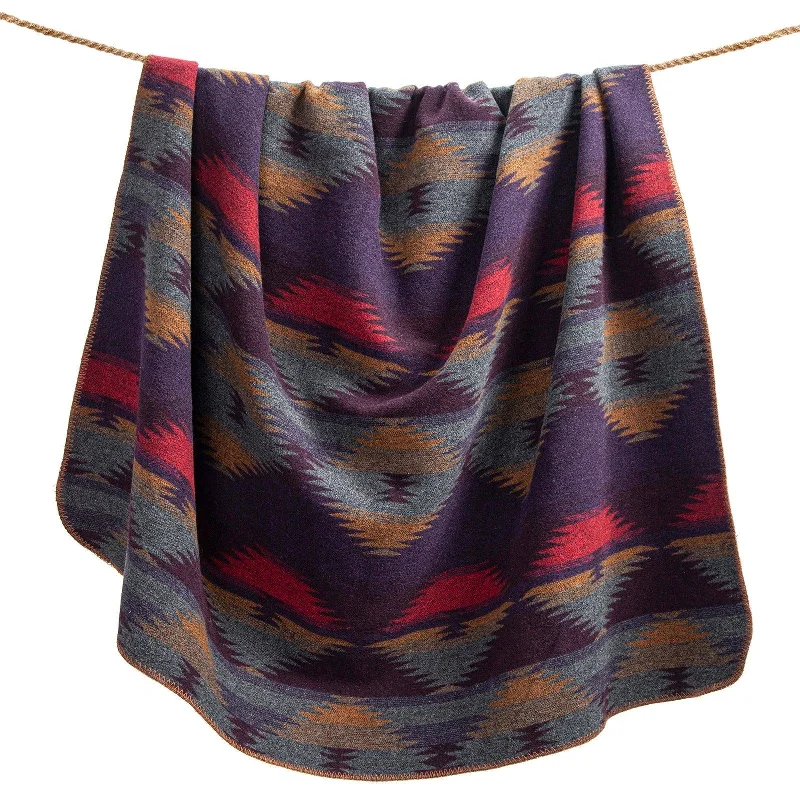 Weekend Price Drop Frenzy Painted Desert Wool Blend Blanket