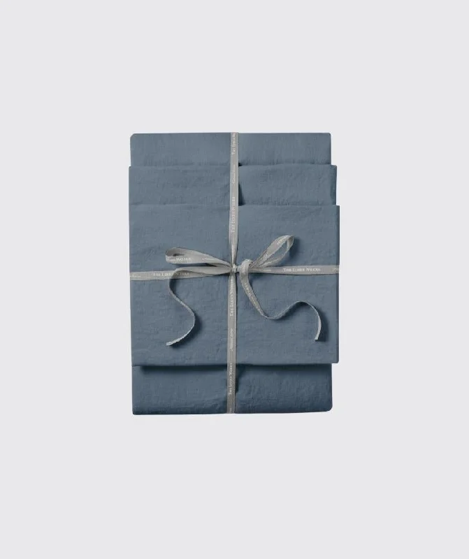 Weekend Exclusive Offers You’ll Love Parisian Blue Linen Fitted Sheet