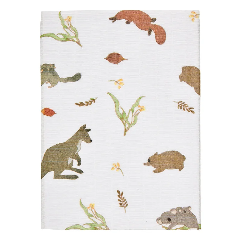 Price Slash Event Australiana Fauna Fitted Sheet