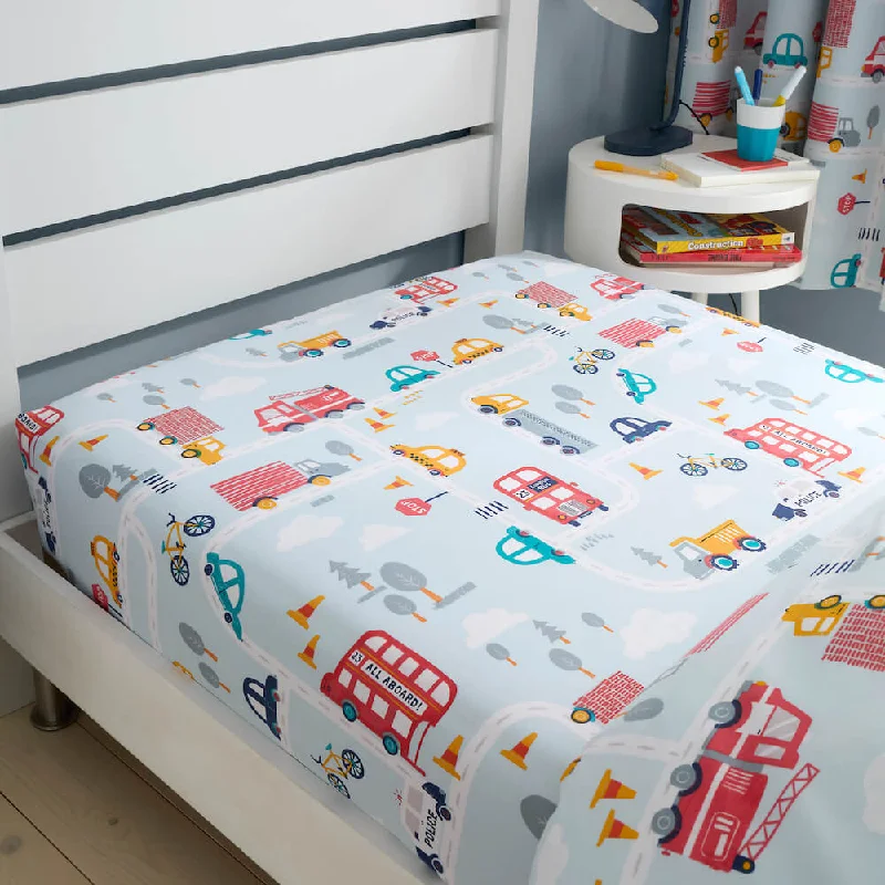 Weekend Markdown Madness Road Trip Fitted Sheet