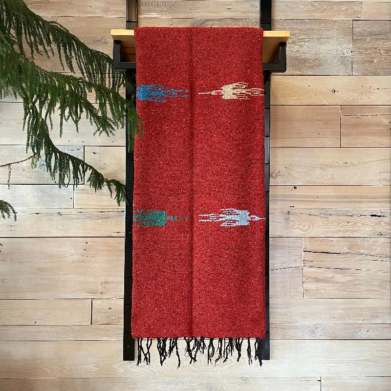 Weekend Price Breaks Rust Red Thunderbird Blanket