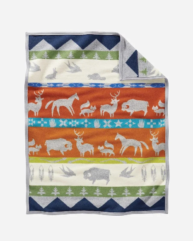 Mega Discounts Shared Path Crib Blanket