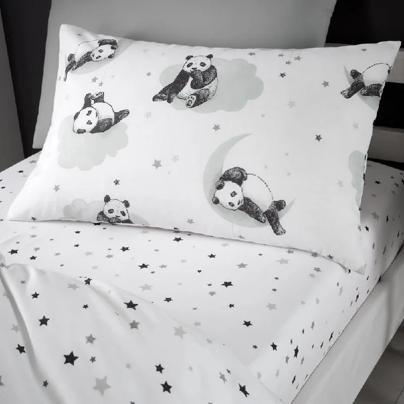 Exclusive Online Offers Sleepy Panda Fitted Sheet - Single