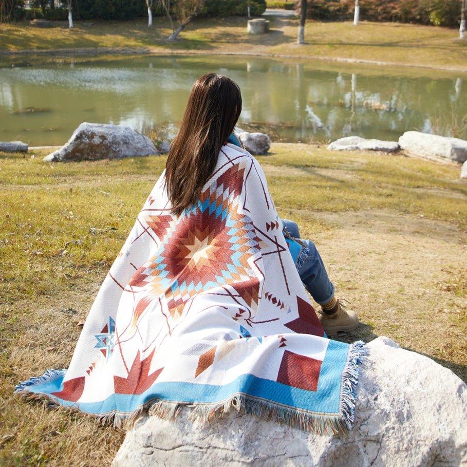 Weekend Price Breaks Woven Native Throw Blanket