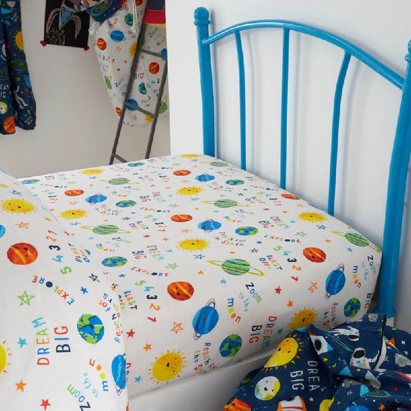 Exclusive Weekly Sale Space Explorer Fitted Sheet