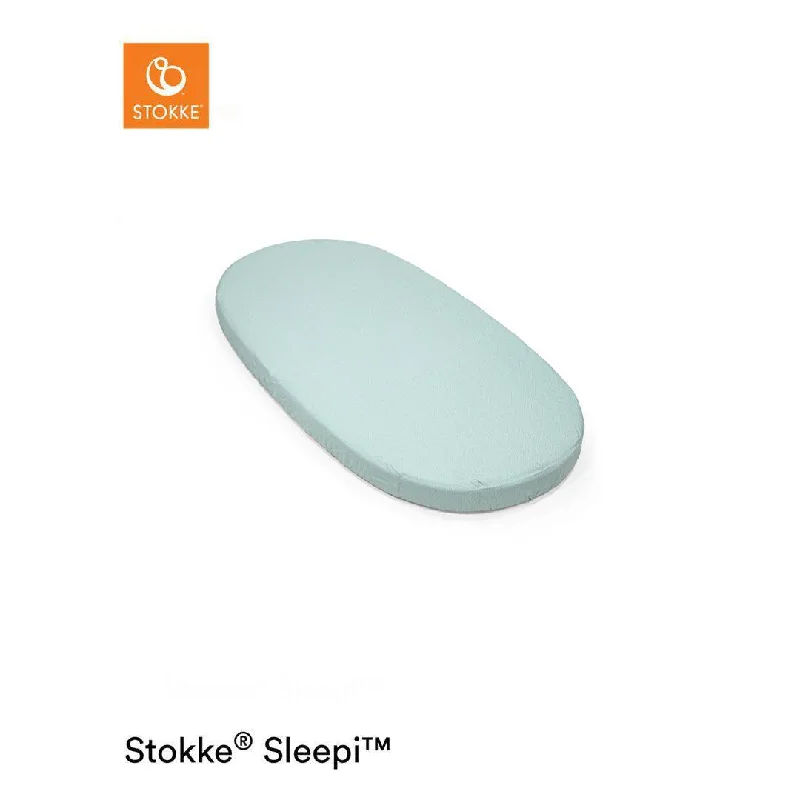 Shop Now, Save More Stokke Sleepi V3 Fitted Sheet - Dots / Sage