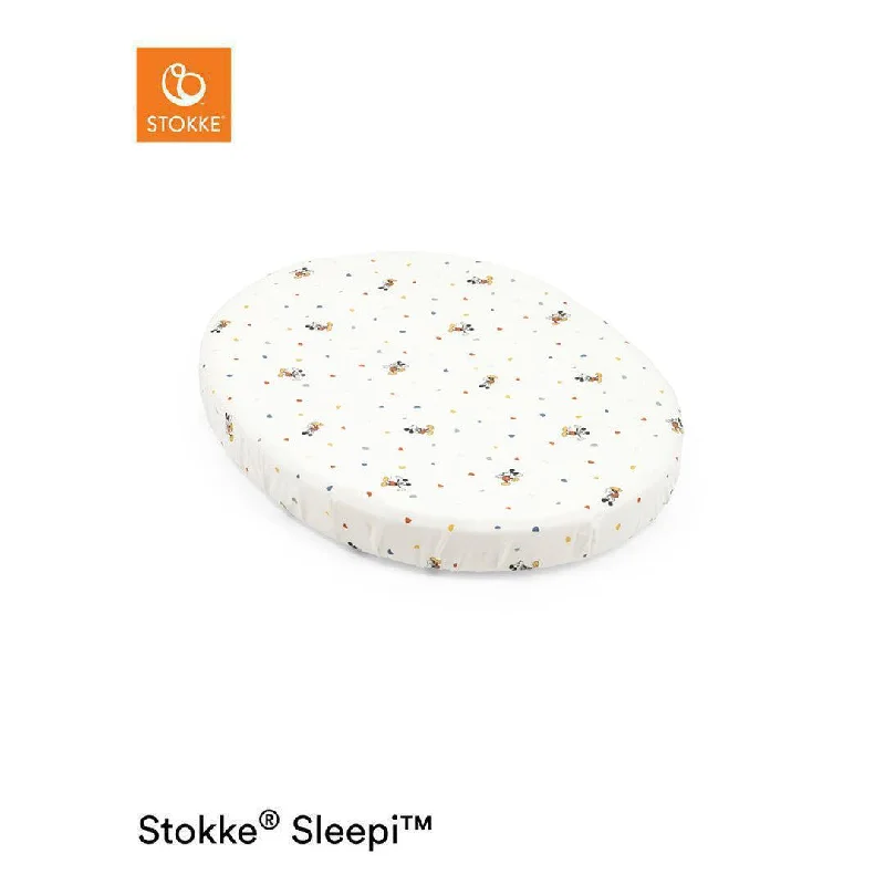 Weekend Special Stokke Sleepi Mini Fitted Sheet - Mickey Celebration