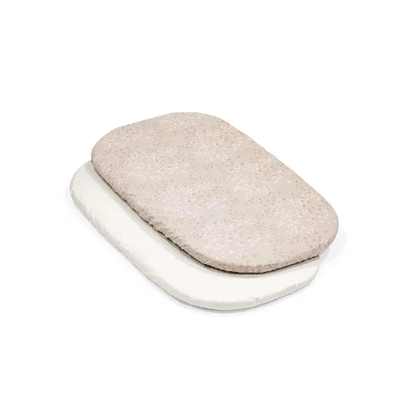 Today's Offer Stokke Snoozi Fitted Sheet - 2 Pack  - Vanilla Dandelion