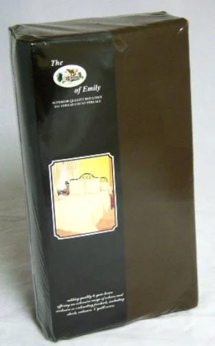 Deal of the Week Super King Size 10" Deep Fitted Sheet Brown 200 TC