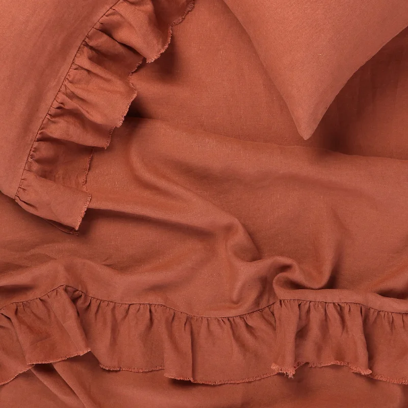 Don’t Miss These Deals NEW - Terracotta Fitted Sheet
