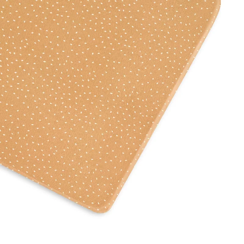 Weekend Big Sale The Little Green Sheep Organic Cot & Cot Bed Fitted Sheet - Honey Rice Weekend Big Sale The Little Green Sheep Organic Cot & Cot Bed Fitted Sheet - Honey Rice