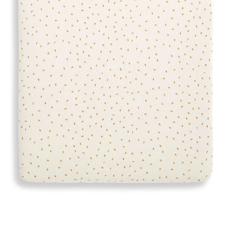 Limited-Time Discount The Little Green Sheep Organic Crib Fitted Sheet - Linen Rice
