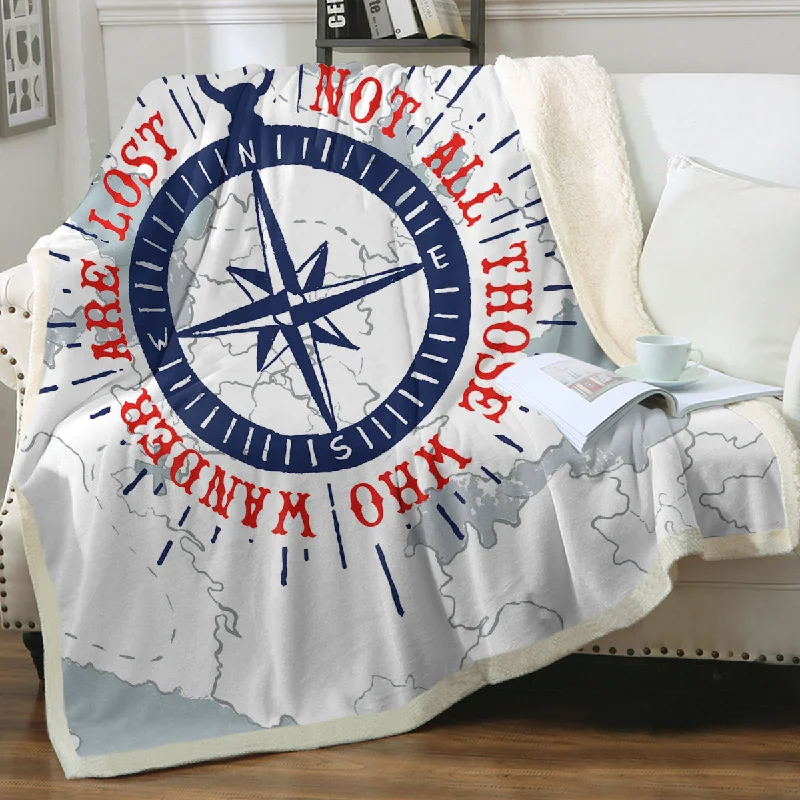 Weekend Limited-Time Offers The Seafarer Soft Sherpa Blanket
