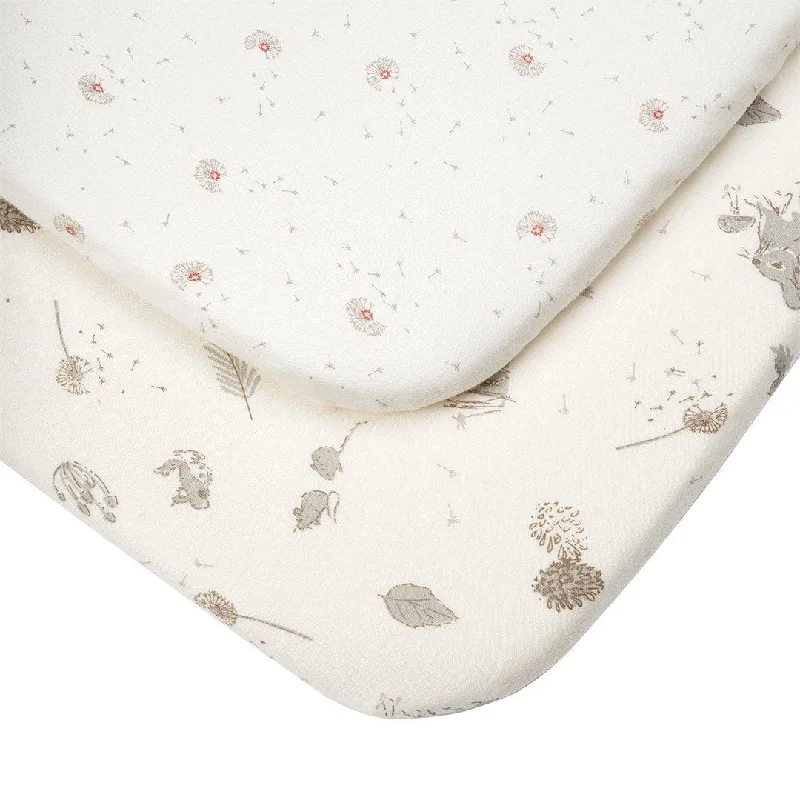 Weekend Savings Mania Tutti Bambini Bedside Crib Fitted Sheets - 2 Pack - Cocoon