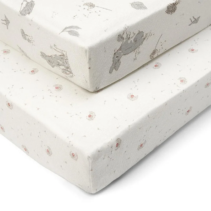 Weekend Limited-Time Offers Tutti Bambini Cot Bed Fitted Sheets - 2 Pack - Cocoon