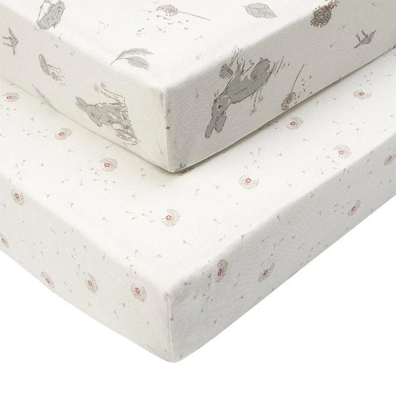 Big Discount Event Tutti Bambini Cot Fitted Sheets - 2 Pack - Cocoon