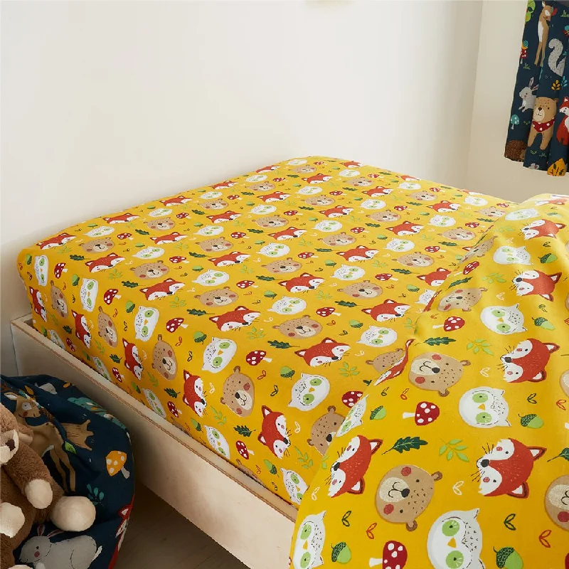 Instant Savings Woodland Friends Fitted Sheet